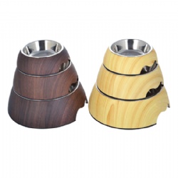 Print Round Dog Bowl Set