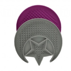 Star shaped pet slow food mat